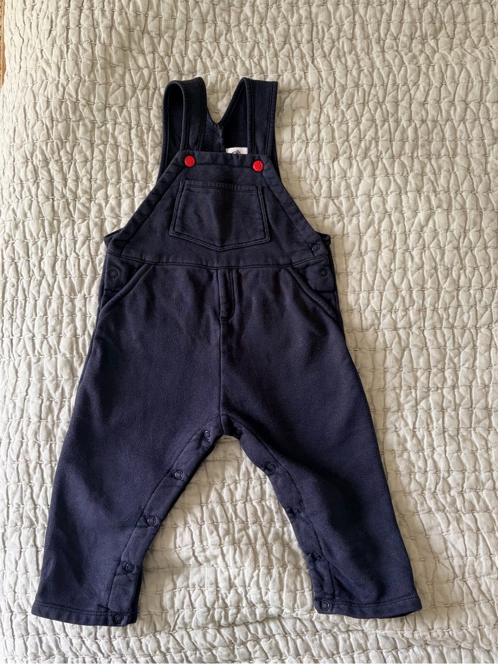 Petit Bateau Navy Overalls - Size 2T